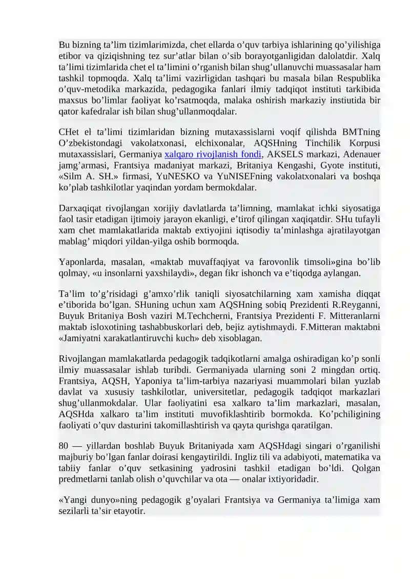 Pedagogika fani rivoji 2