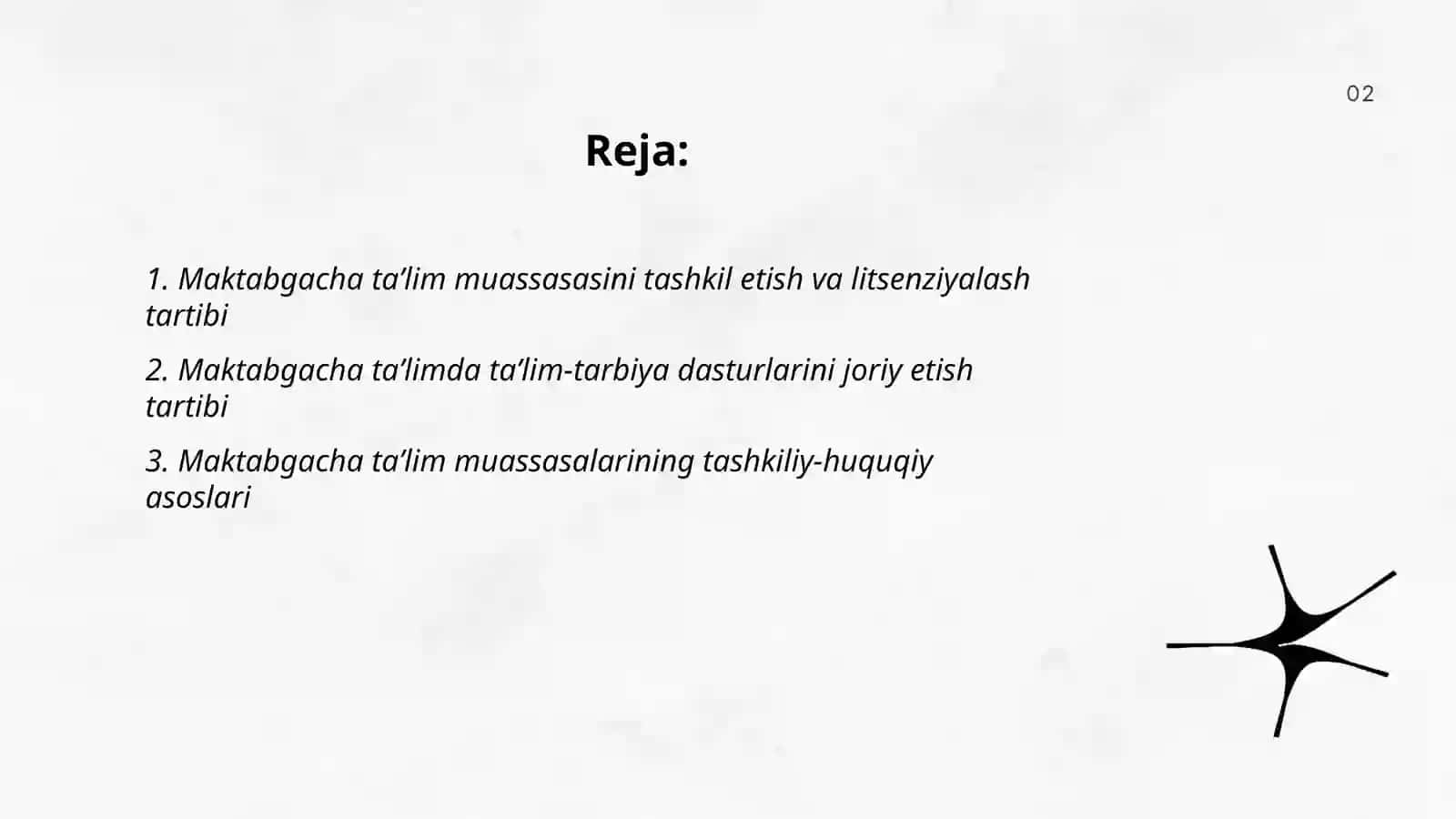 Maktabgacha taʼlimni tashkil etish tartibi 2