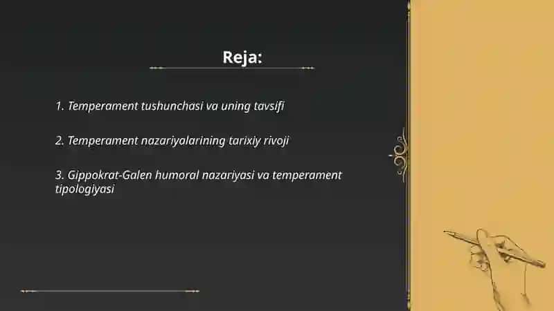 Temperament va uning nazariyasi 2