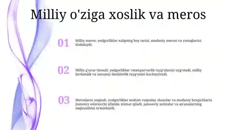 Memorchlik Yodgorliklari Milliy Iftihor Ramzi 2