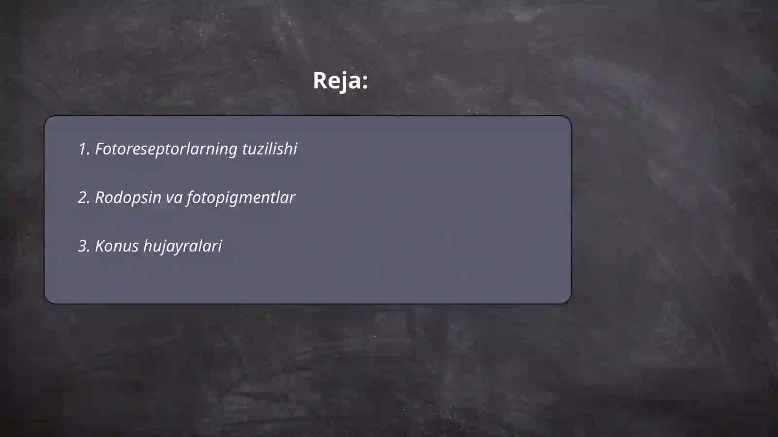 Fotoretseptorlarning morfologik asoslari 2
