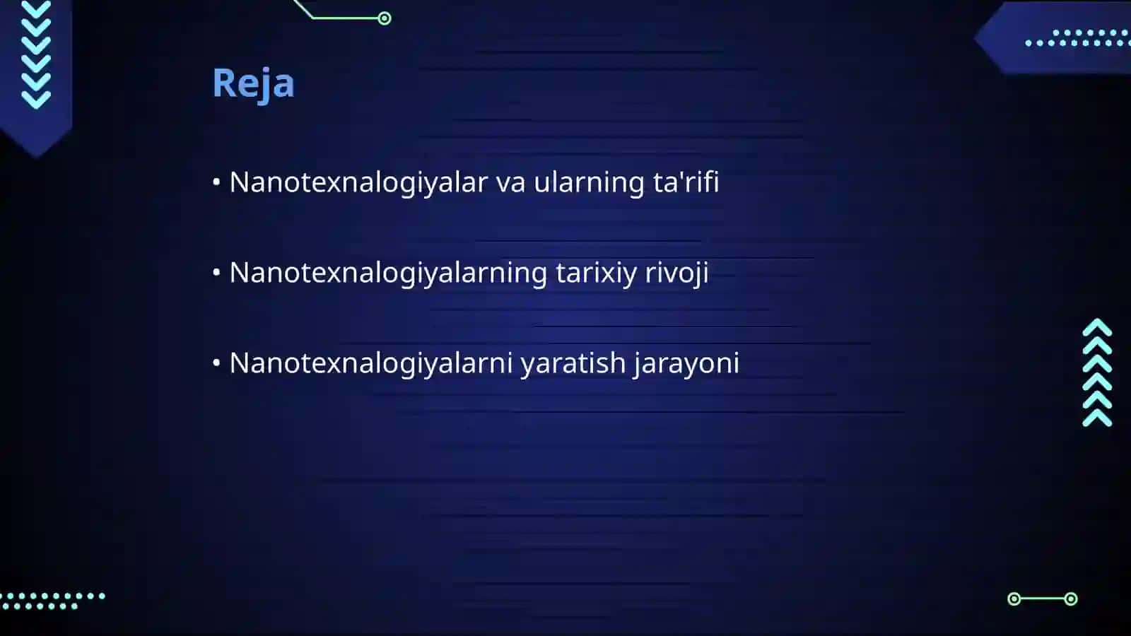 Nanotexnalogiyalar haqida umumiy ma'lumot 2