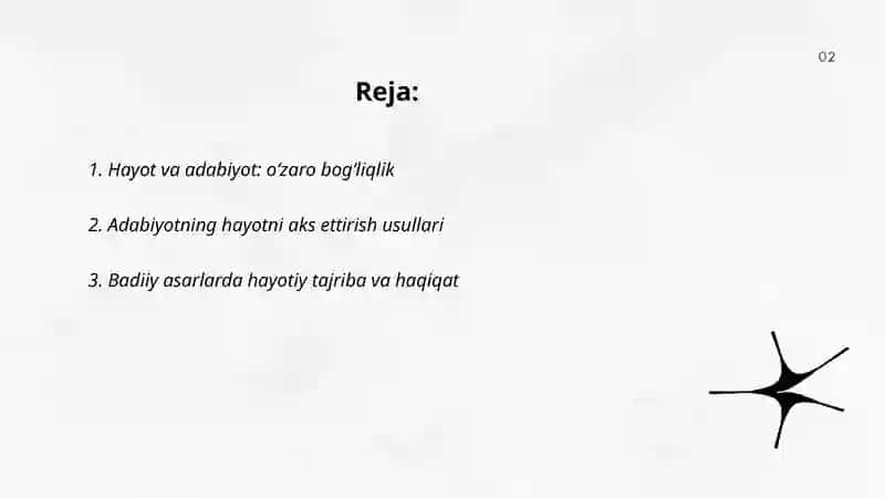 Hayot va adabiyot 2