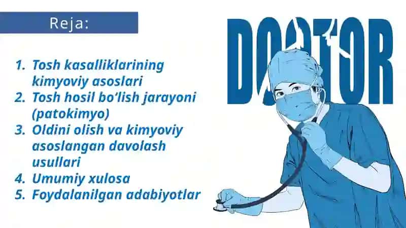 TOSH KASALLIKLARI KIMYOVIY ASOSLARI 2