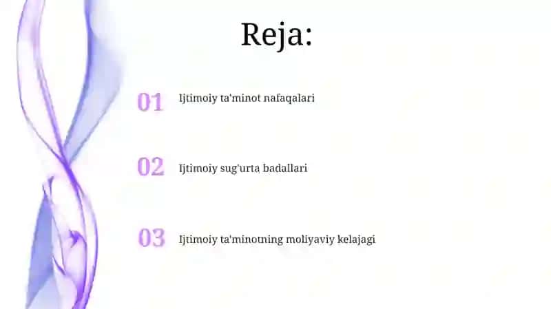 Ijtimoiy ta'minot 2