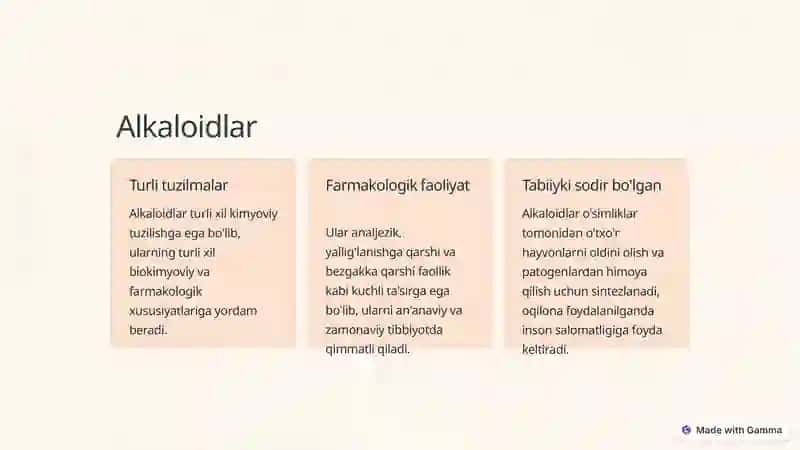 Dorivor o'simliklarning kimyoviy tarkibi 2