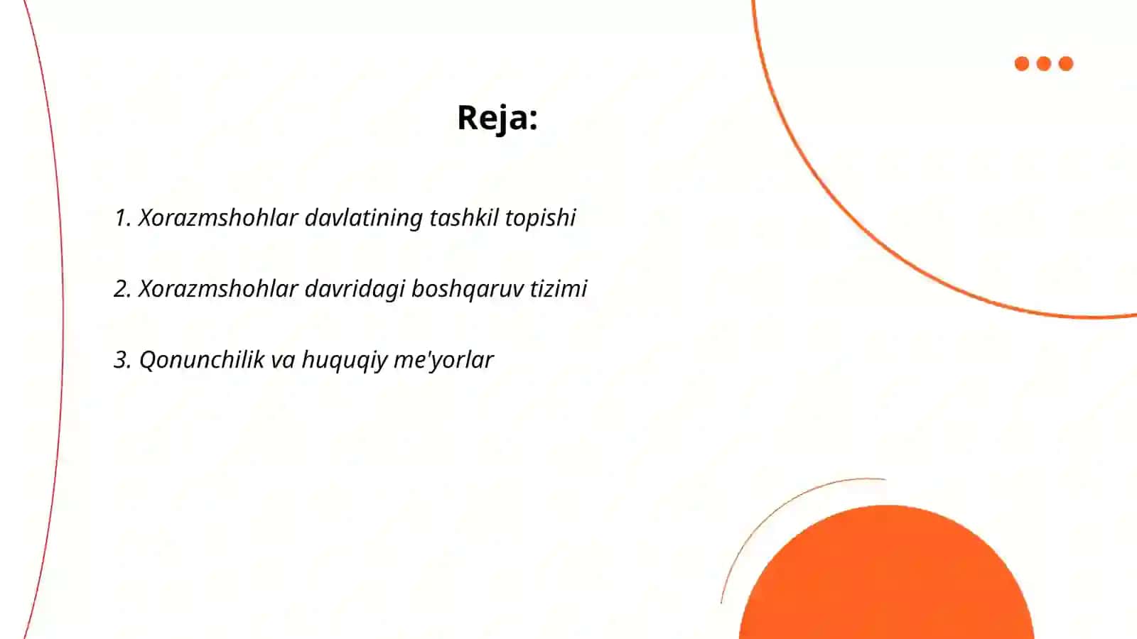 Xorazmshohlar davlati va huquqi 2