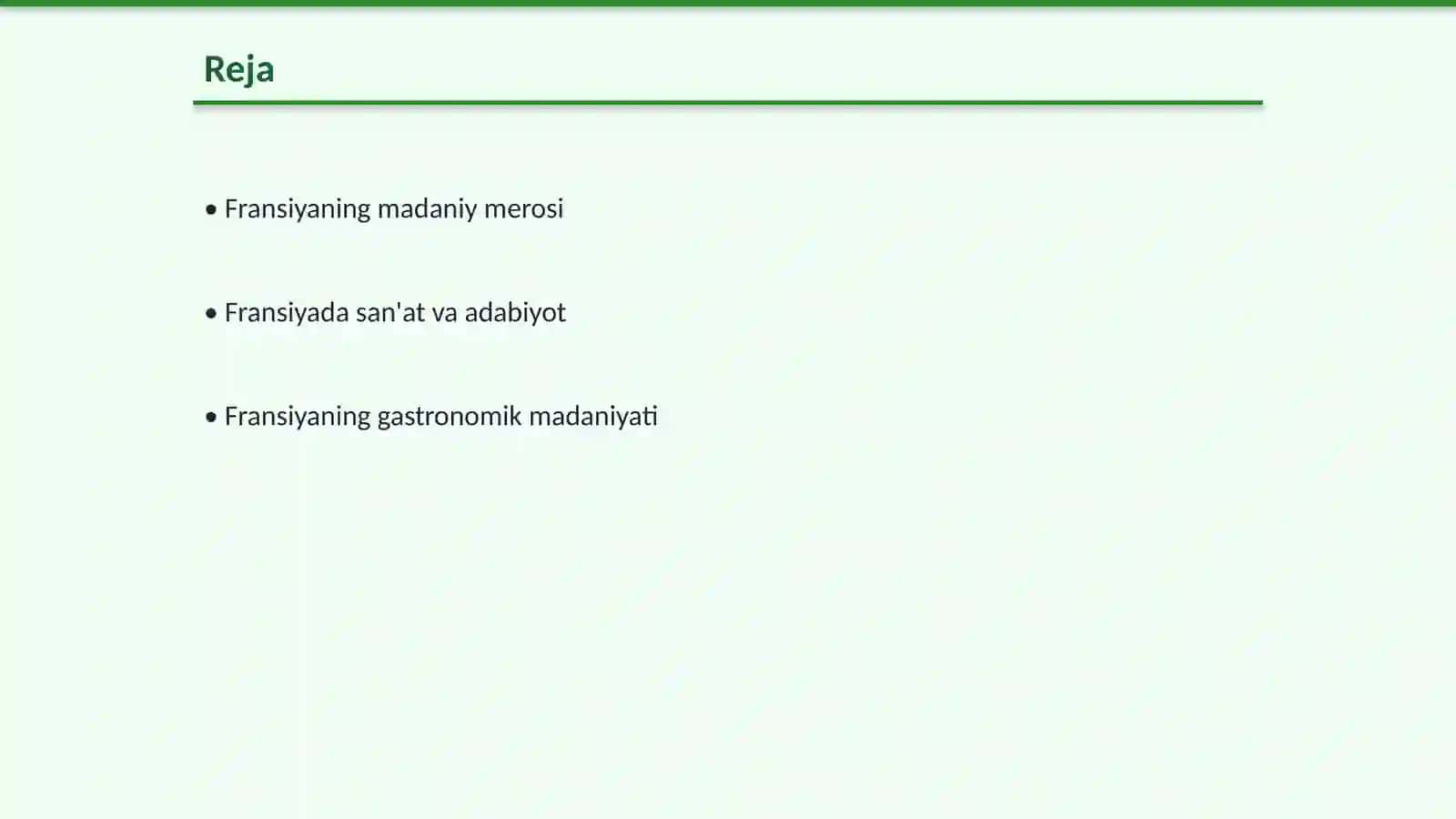 Fransiyani madanyati va iqtisodiyoti 2