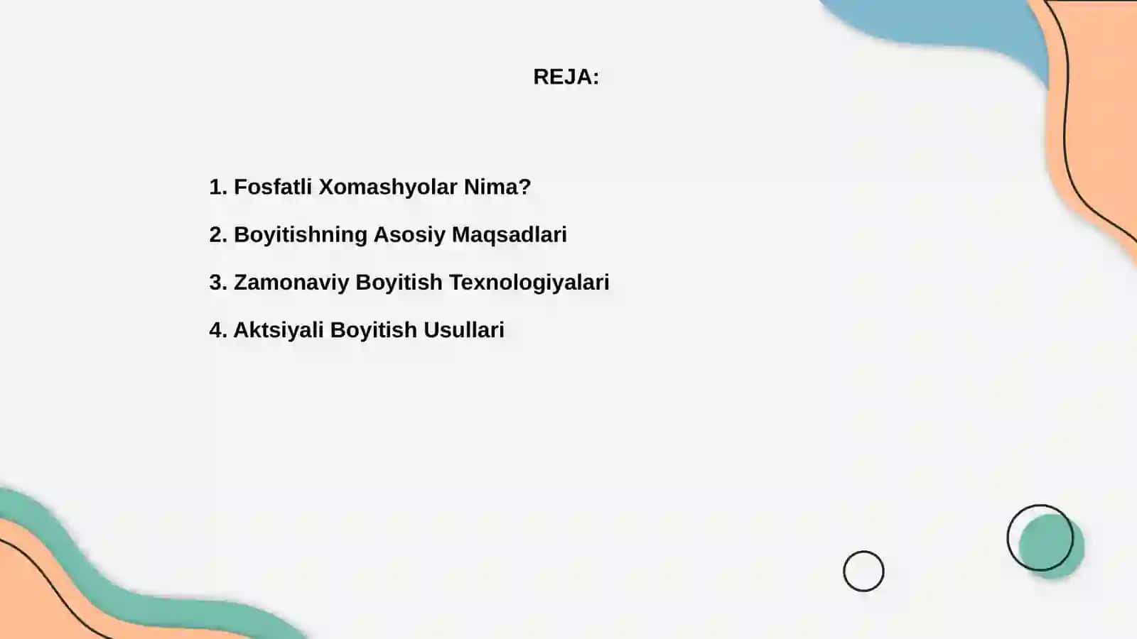 Zamonaviy Boyitish Texnologiyalari 2