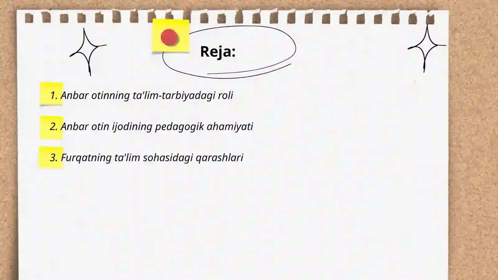 XIX asrning ikkinchi yarmi va XX asr boshlarida ta'lim va pedagogik fikrlar 2