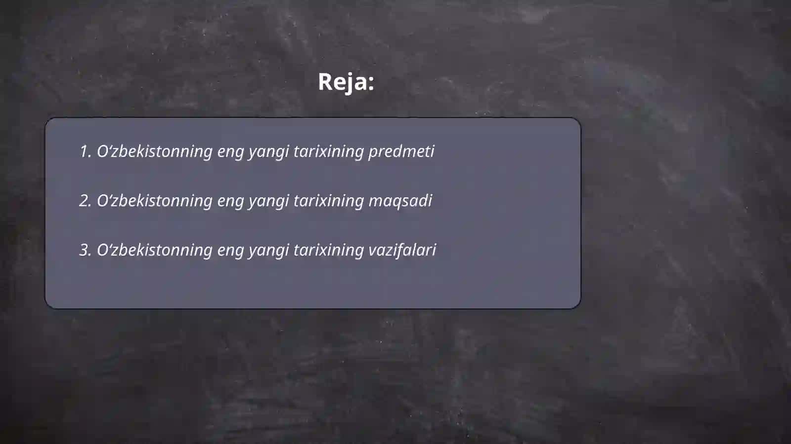 Oʻzbekistonning eng yangi tarixi oʻquv fanining predmeti,maqsadi va vazifalari,nazariy metodologik tamoyillari 2