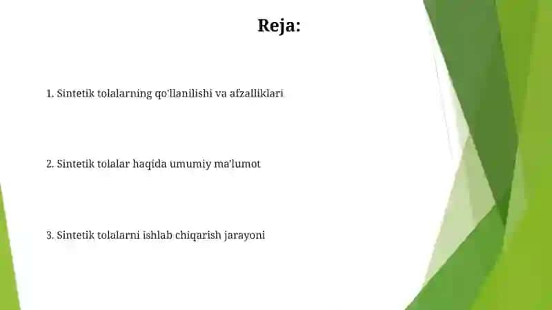 Sintetik tolalar 2
