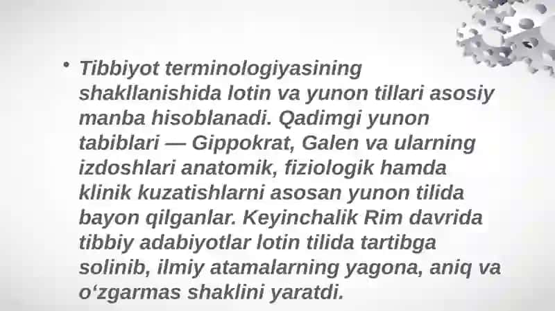 Tibbiyotda lotin-yunon miofologiyalari 2