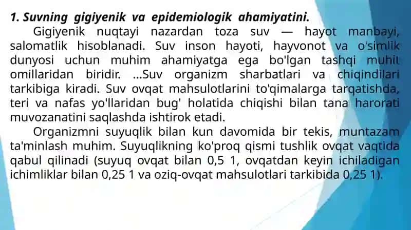 Suv gigiyenasi 2