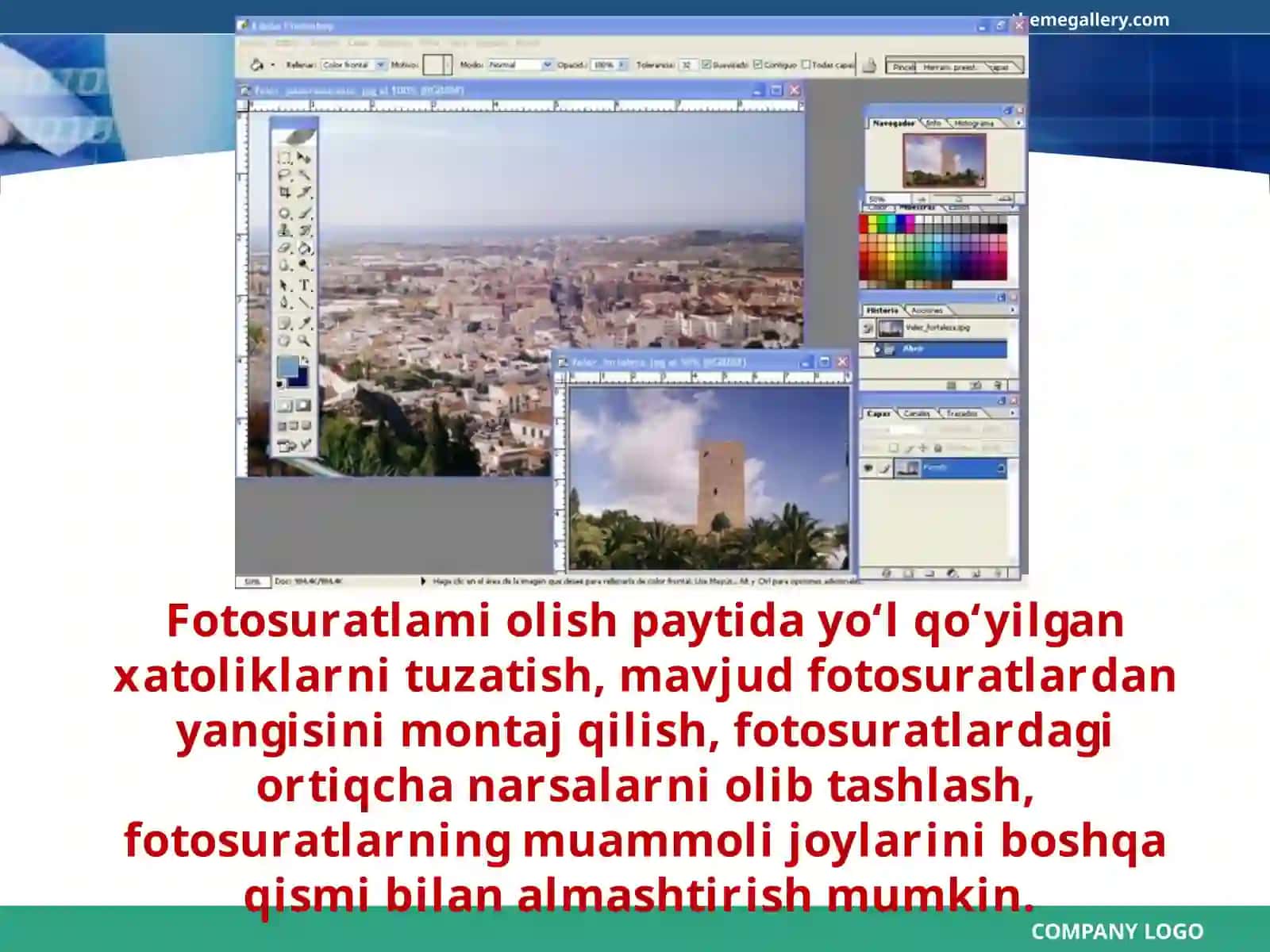 Photoshop - rastrligrafik muharriri da ishlash asoslari 2
