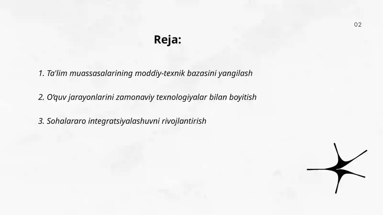 Ta'limning moddiy-texnik bazasini mustahkamlash 2