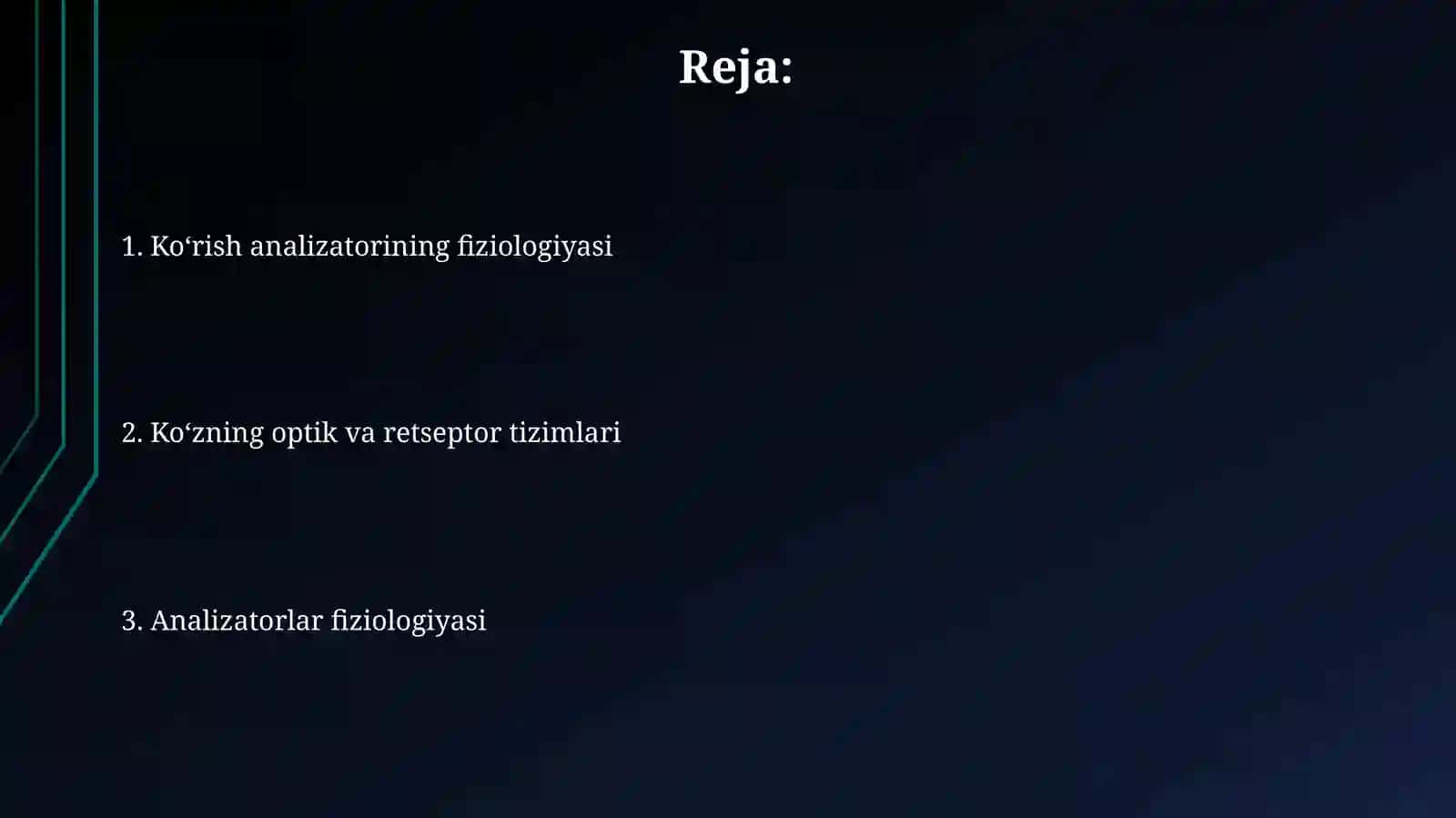 Analizatorlar fizialogiyasi 2