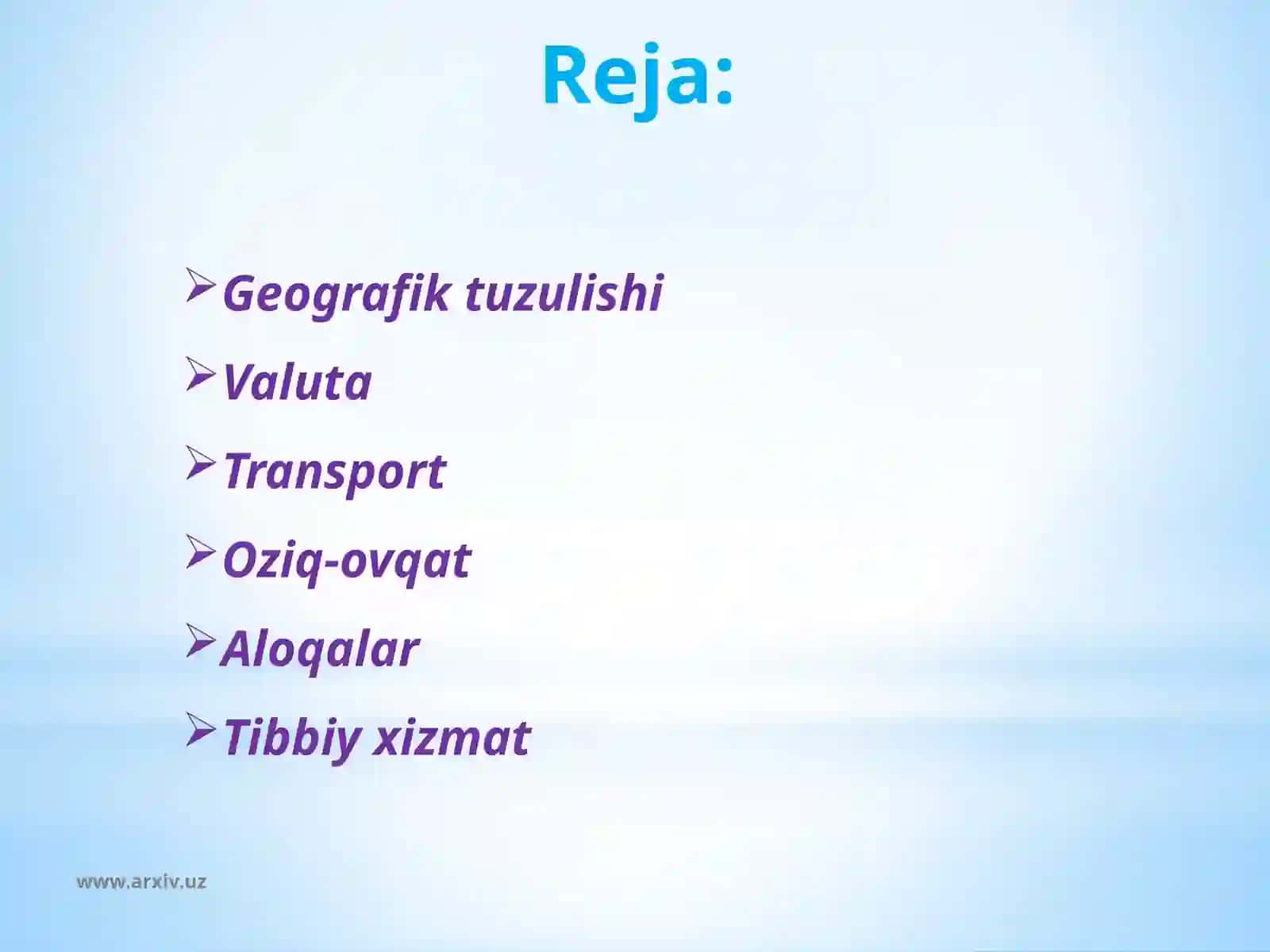 Geografik tuzulishi 2