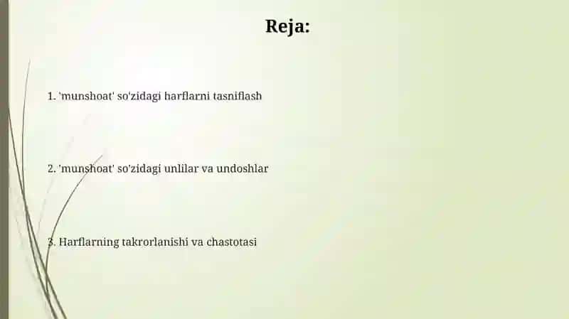 “Munshoat”asaridagi maktublar tasnifi 2