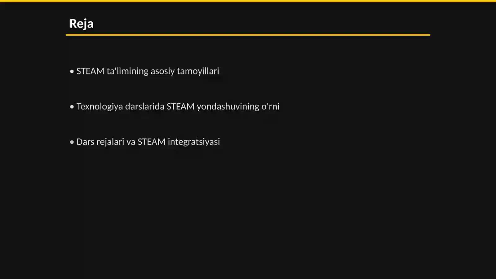 STEAM ta'limi fanlararo yondashuv (STEAM Education) 2