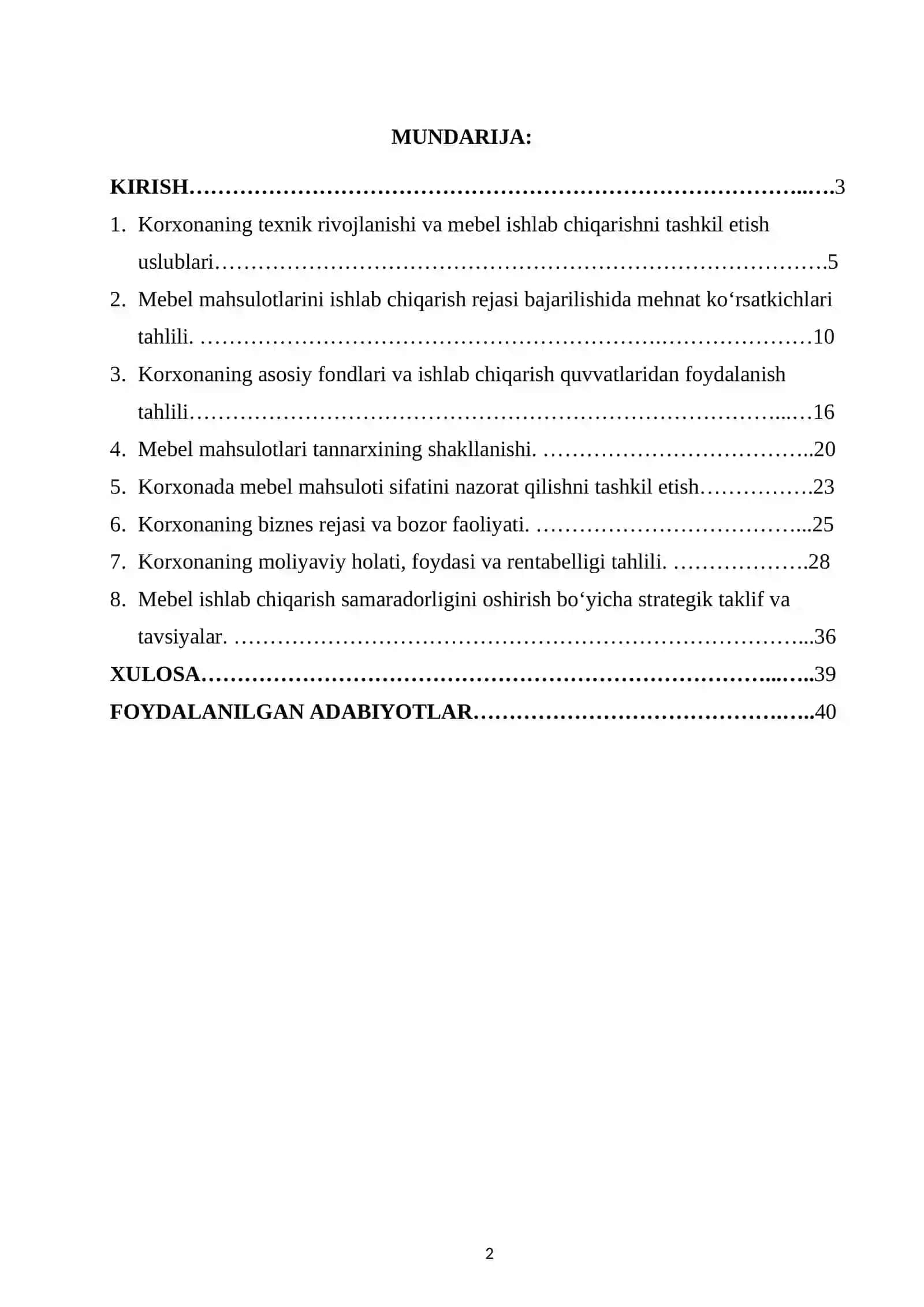 Yangi hayot mebel baraka MCHJ 2