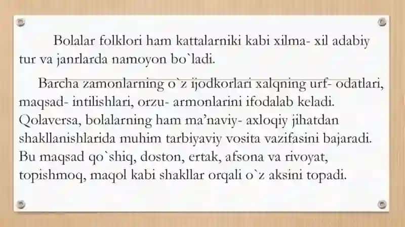 Xalq maqollari va topishmoqlari 2
