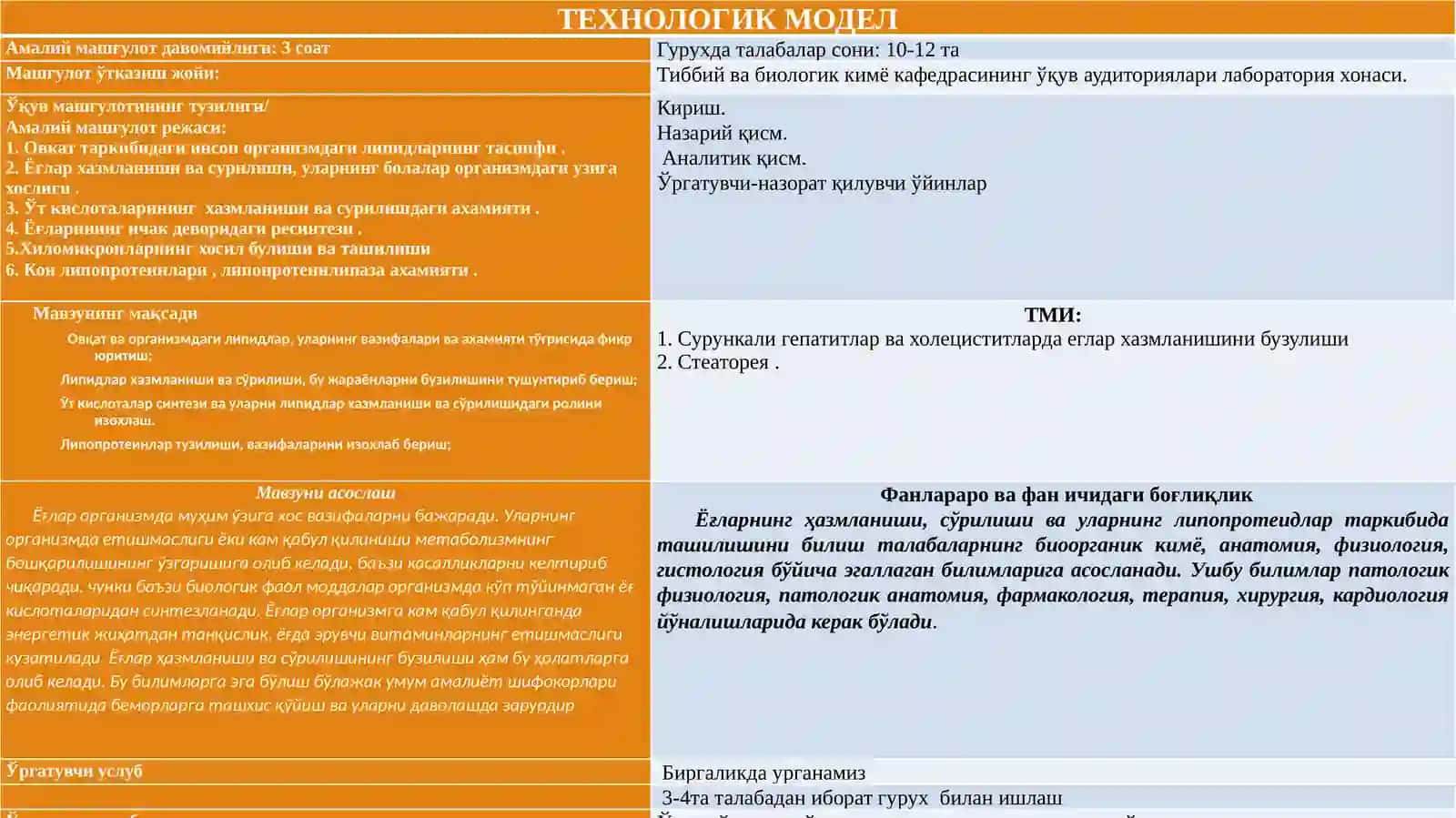 Липидлар ва уларнинг функциялари 2