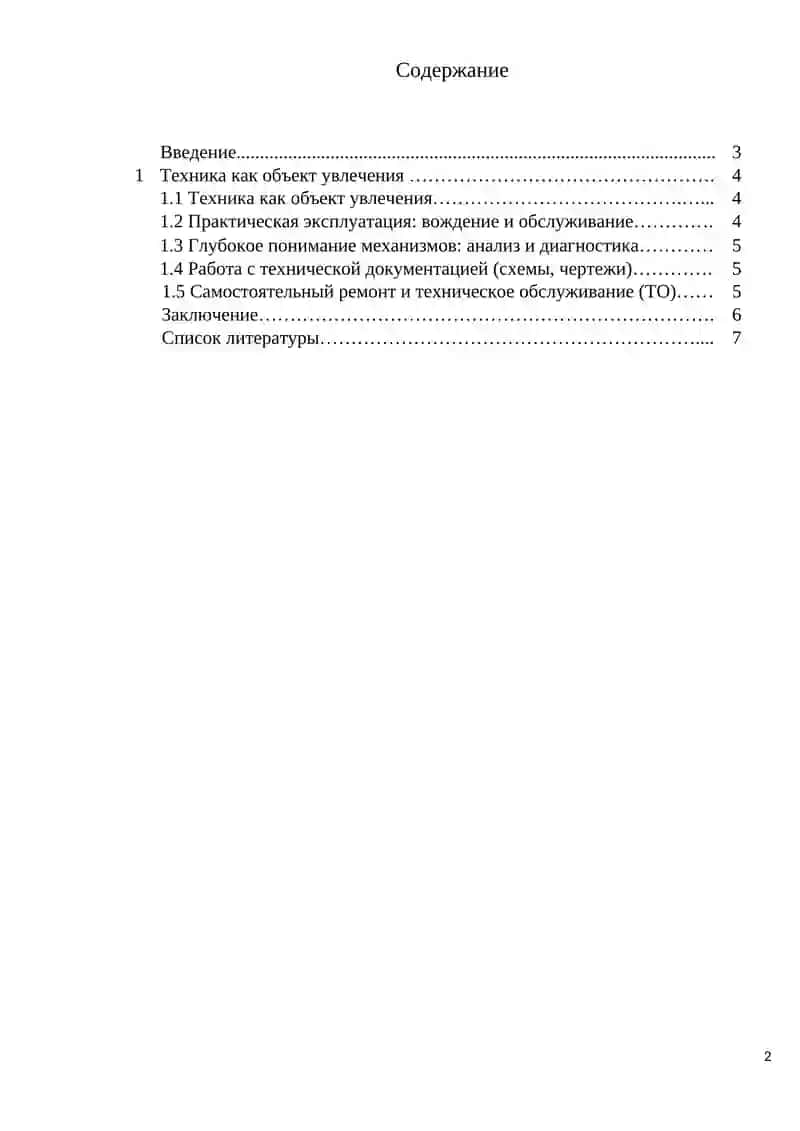 Реферат на тему: «Моё хобби и мои увлечения» 2