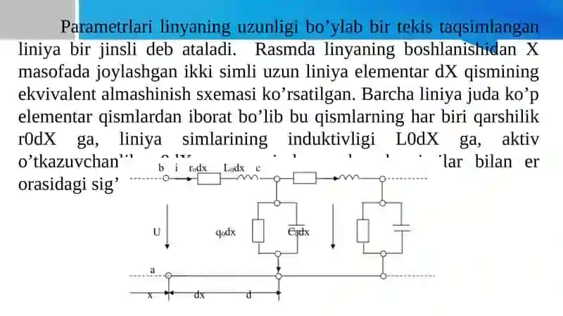 BIR JINSLI LINIYALARNING DIFFERENSIAL TENGLAMALARI 2
