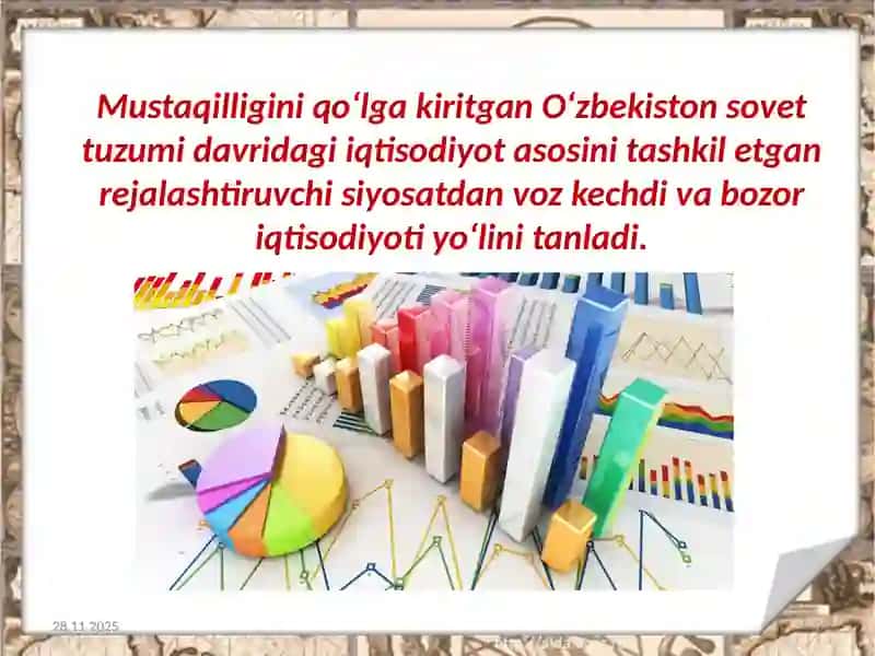 O‘zbekistonning bozori iqtisodiyotiga o‘tishi 2