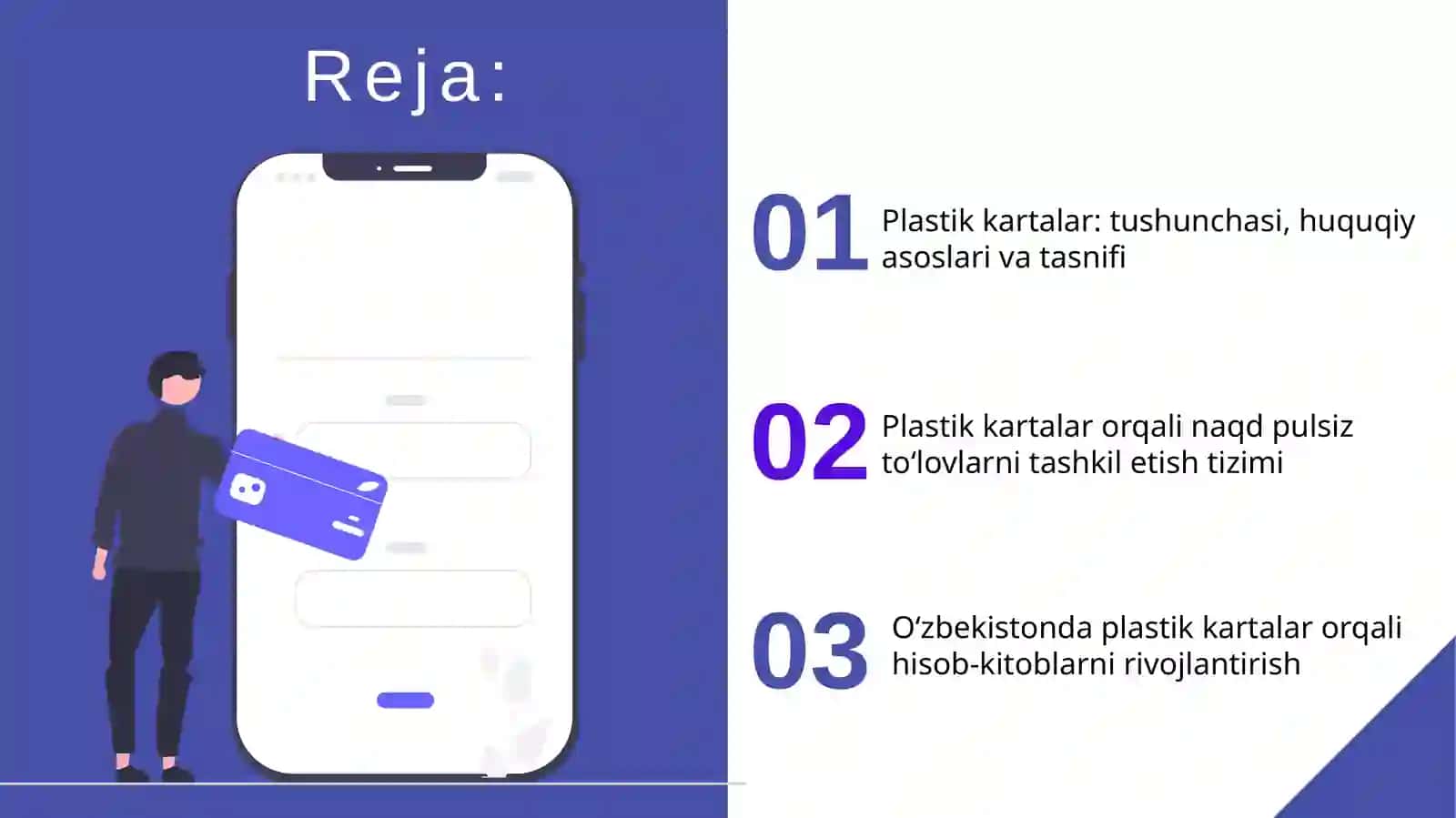 Plastik kartalar asosida to‘lovlarni tashkillashtirish 2