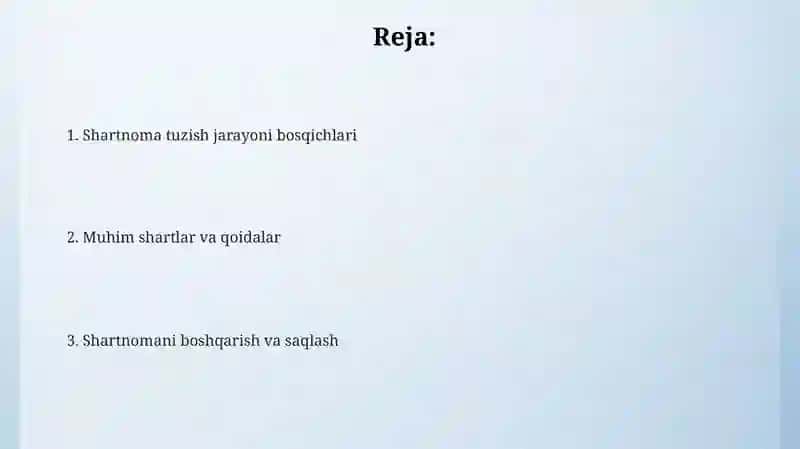 Shartnoma yozilish tartibi 2