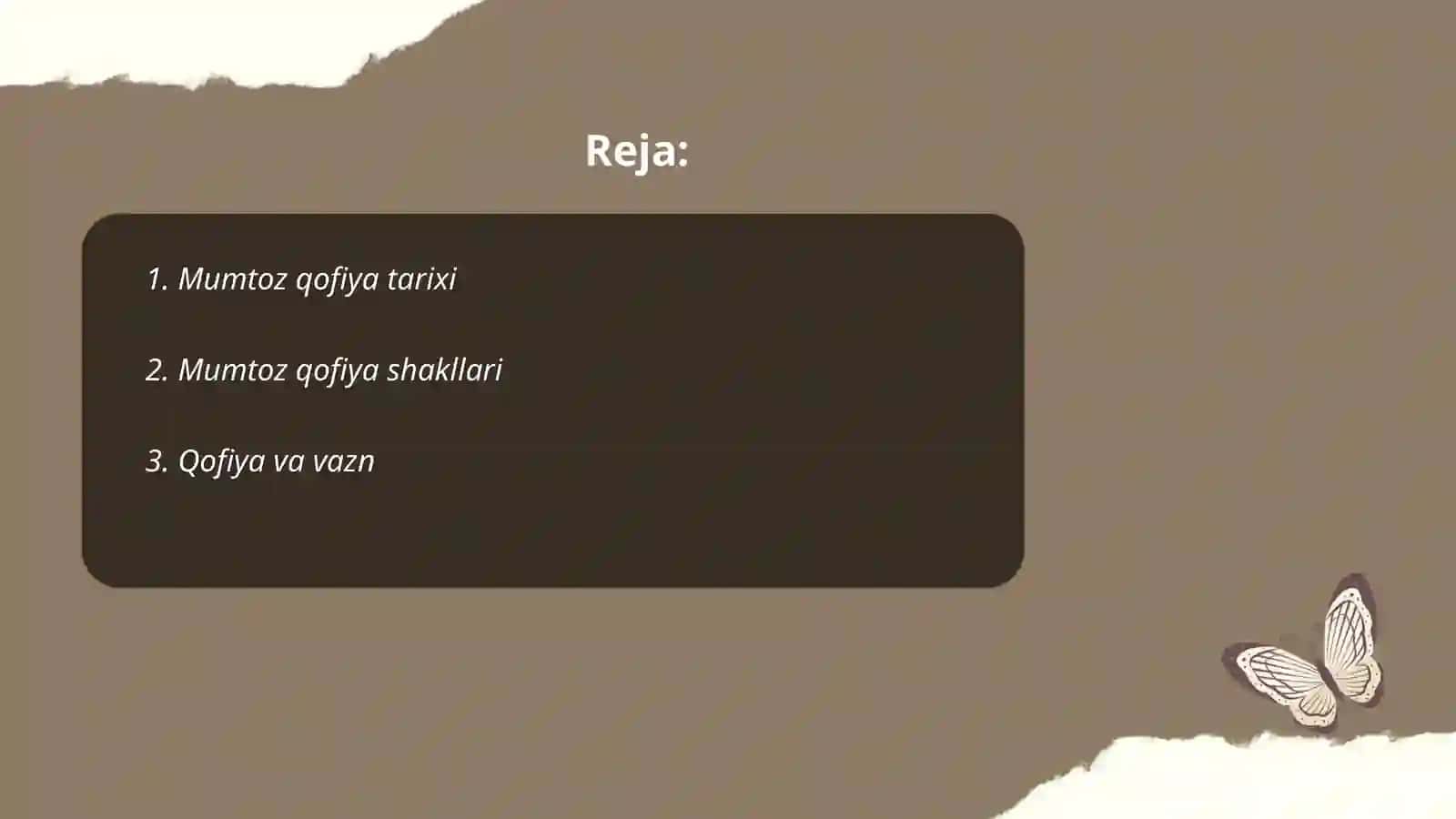 Mumtoz qofiya turlari 2