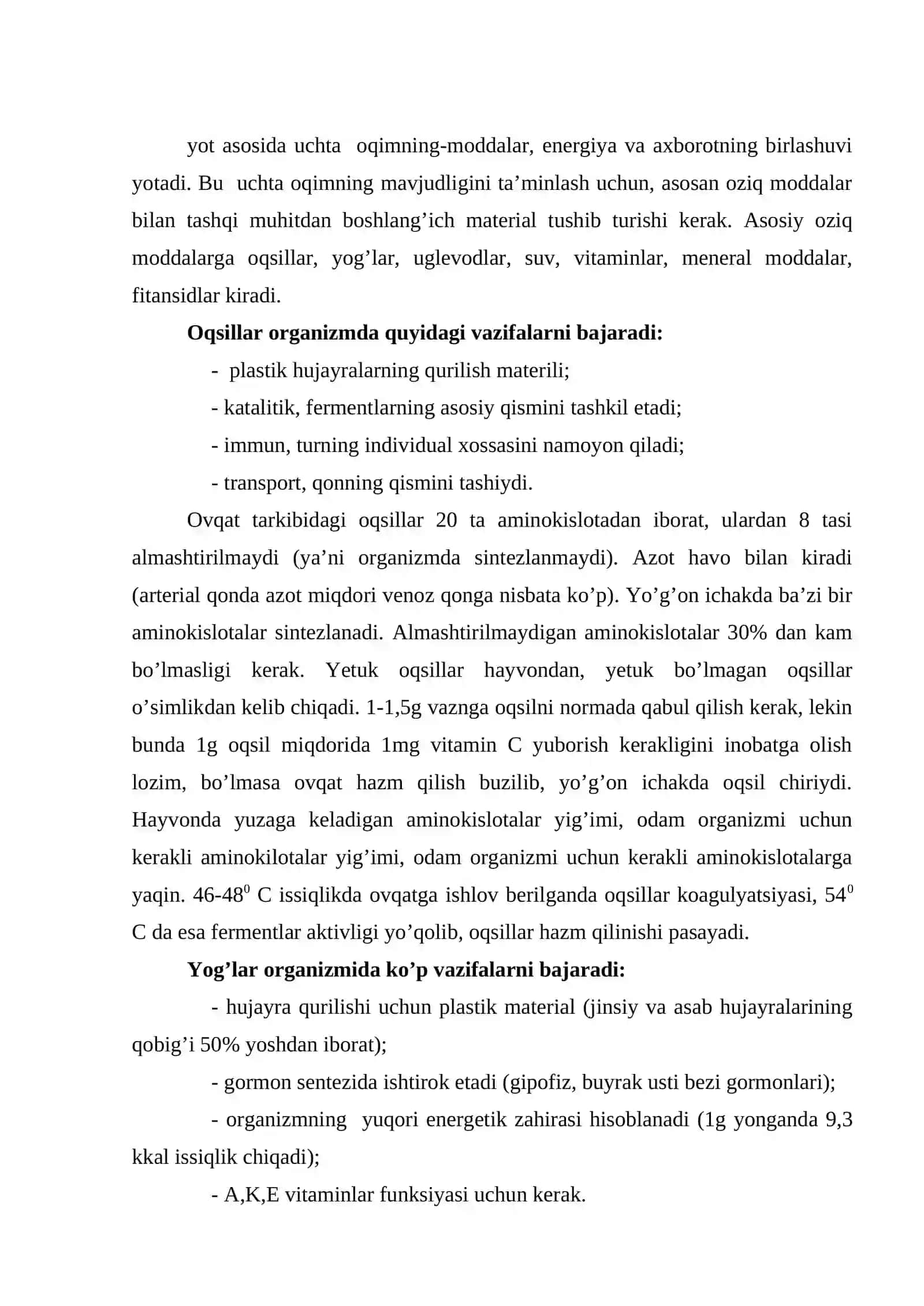 Salomatlik va to’g’ri  ovqatlanish 2