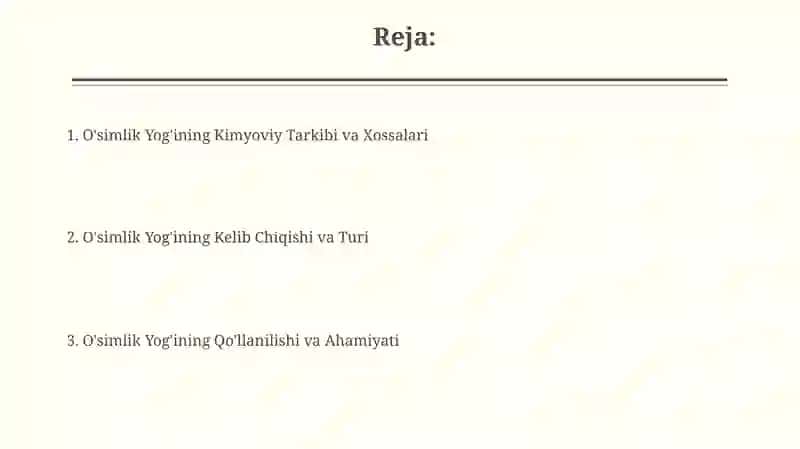 O'simlik moyi 2