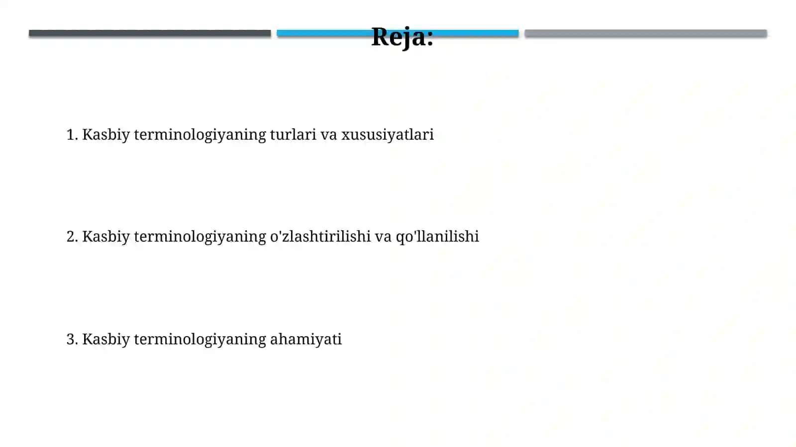 Kasbiy terminologiyani tushunish 2