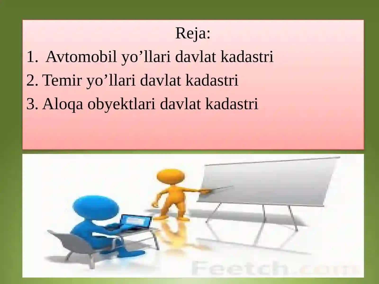 DAVLAT KADASTRLARINING CHIZIQLI TURLARINI YURITISHNING O’ZIGA XOS XUSUSIYATLARI 2