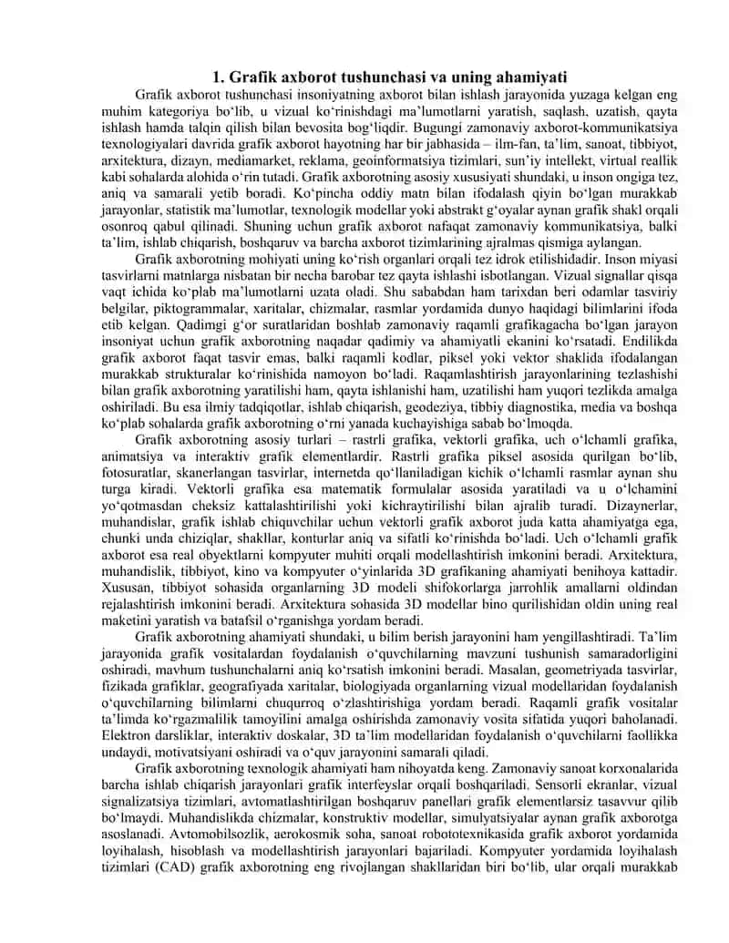 Grafik axborotlarni kiritishning maxsus vositalari 2