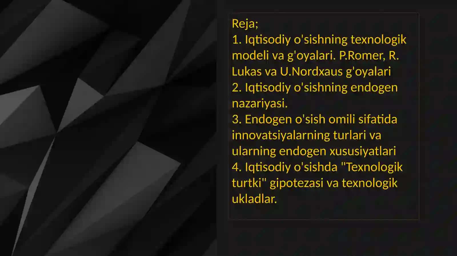 O'sish dvigateli 2