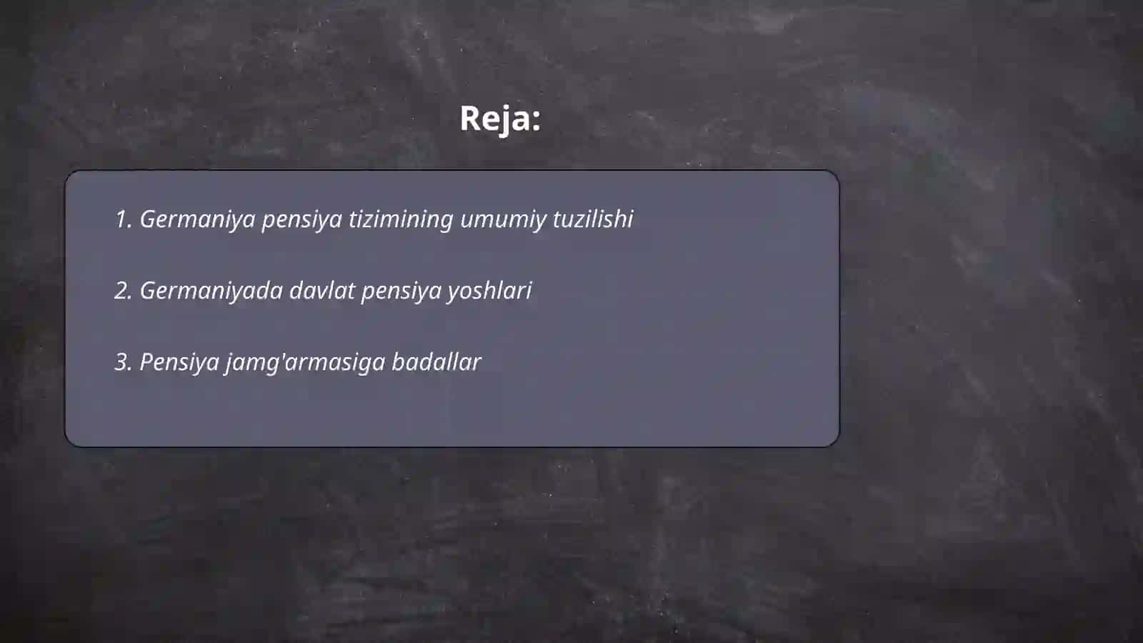 Germaniya Pensiya tizimi 2