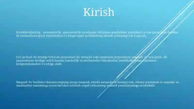 Uni Qo‘Llash Va Amalga Oshirish Jarayonlari 2