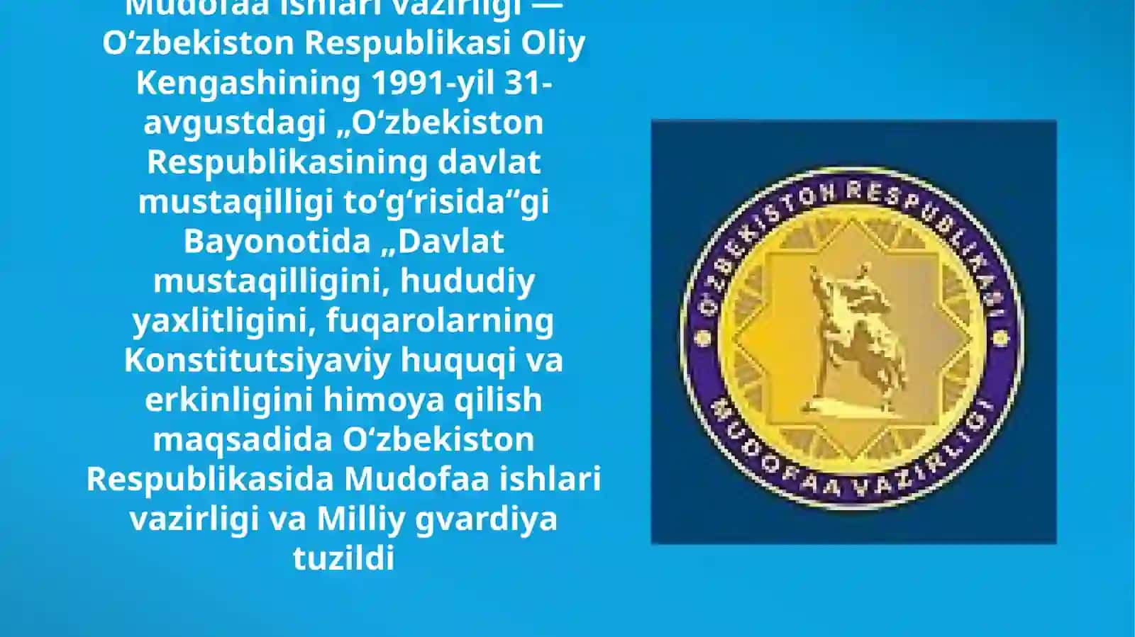 Oʻzbekistonda Mudofaa Qobiliyati 2