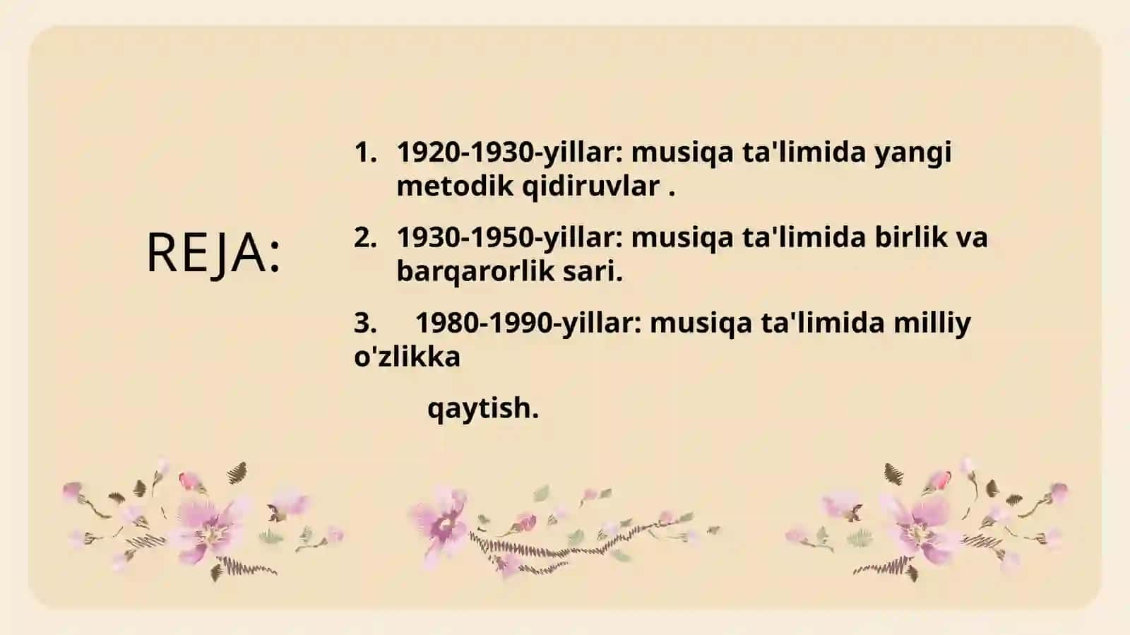 1920–1990-YILLARDA MUSIQA O‘QITISHMETODIKASINING QISQACHA TARIXI 2