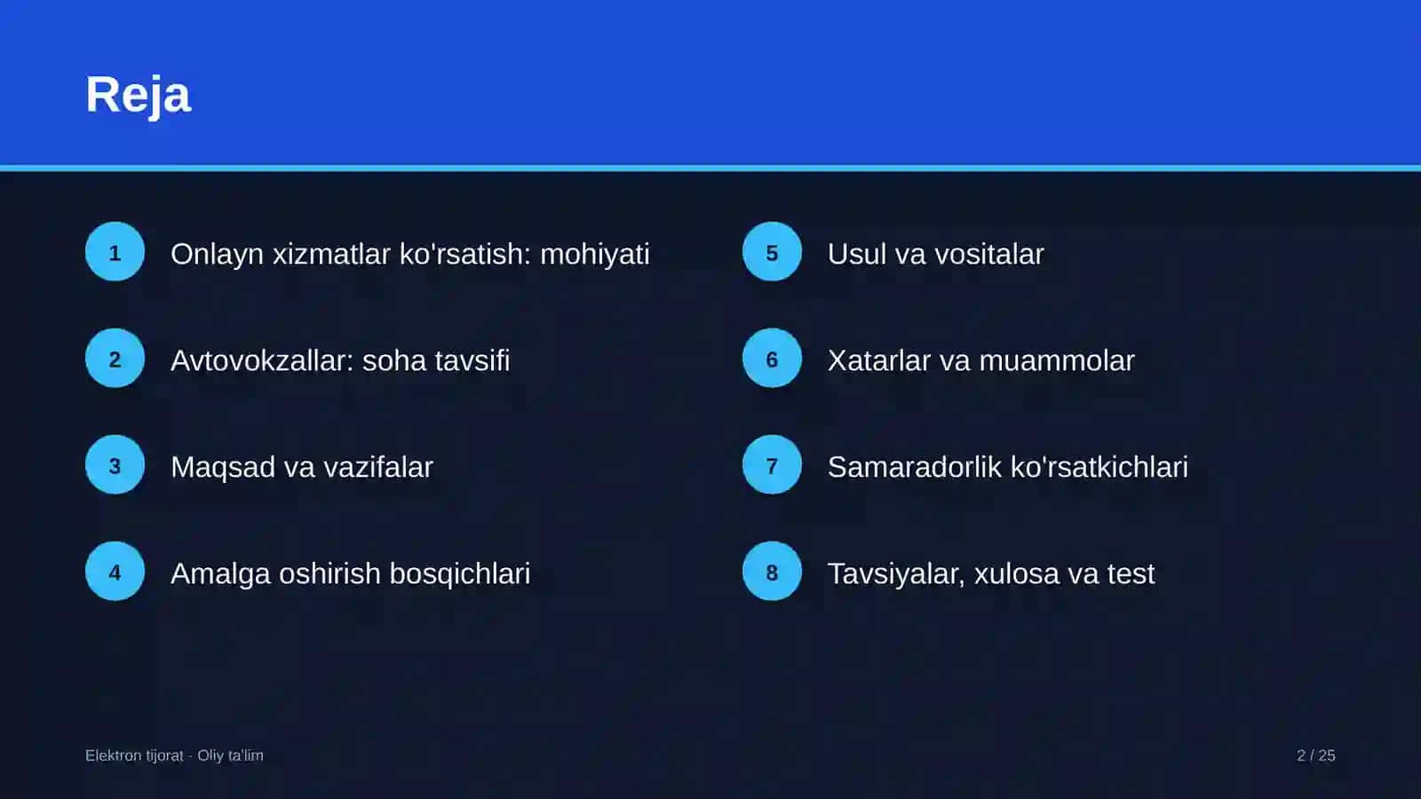 Avtovokzallarda onlayn xizmatlar ko'rsatish 2