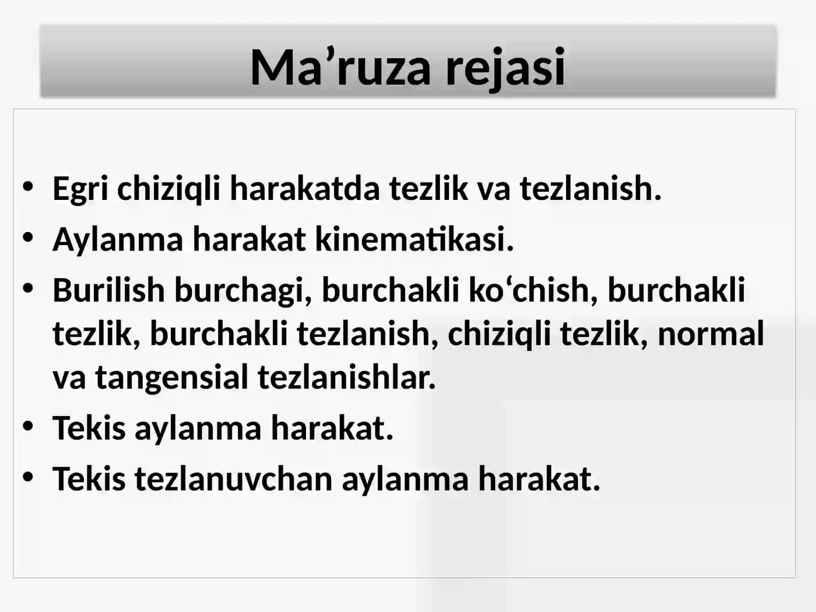 Fizika I 2