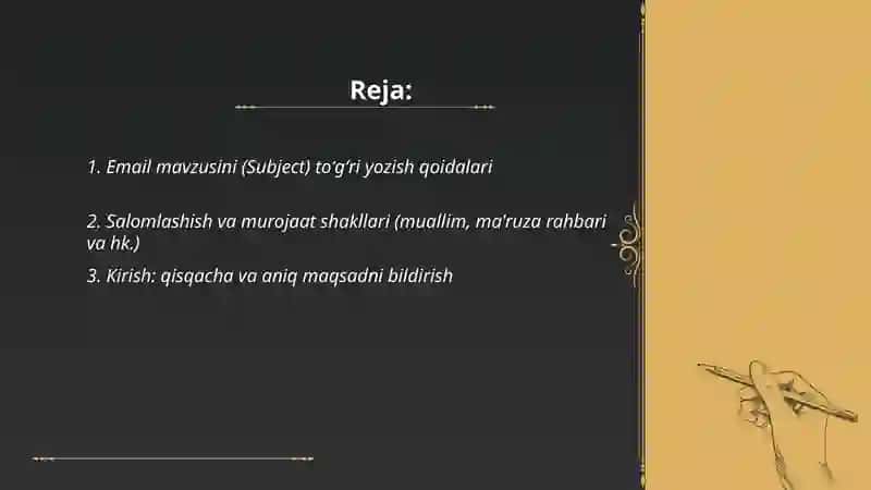 Talabalar uchun professional email yozish tartibi 2