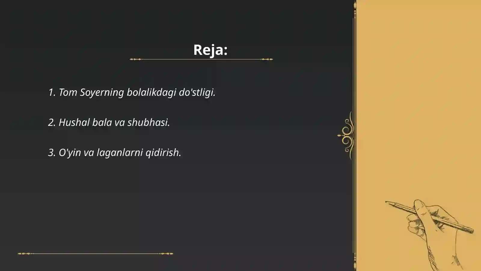 Mark Tvenning Tom Soyerning sarguzashtlari asari 2