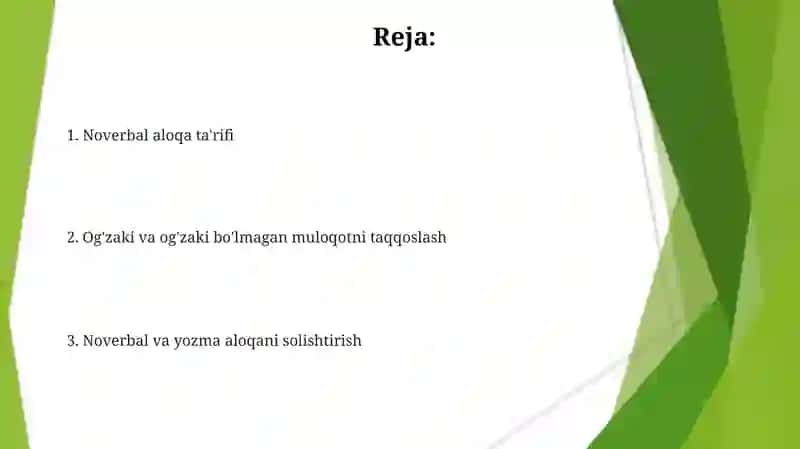 Noverbal muloqot nima va uning boshqa muloqot turlaridan farqi 2