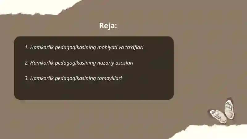 Hamkorlik pedagogikasining konseptual g'oyalari 2