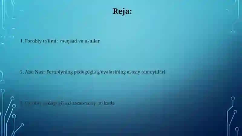 Abu Nasir Farobiyning pedagogik g‘oyalari 2